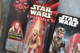 4 NIP Star Wars Figures Hasbro 2004