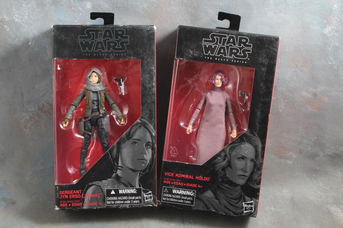 2 Hasbro Star Wars Figures Black Series