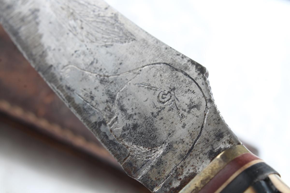 Schrade #498 Fixed Blade Knife & sheath