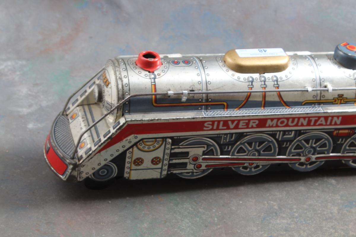 Modern Toys Japan Tin Litho Train Engine