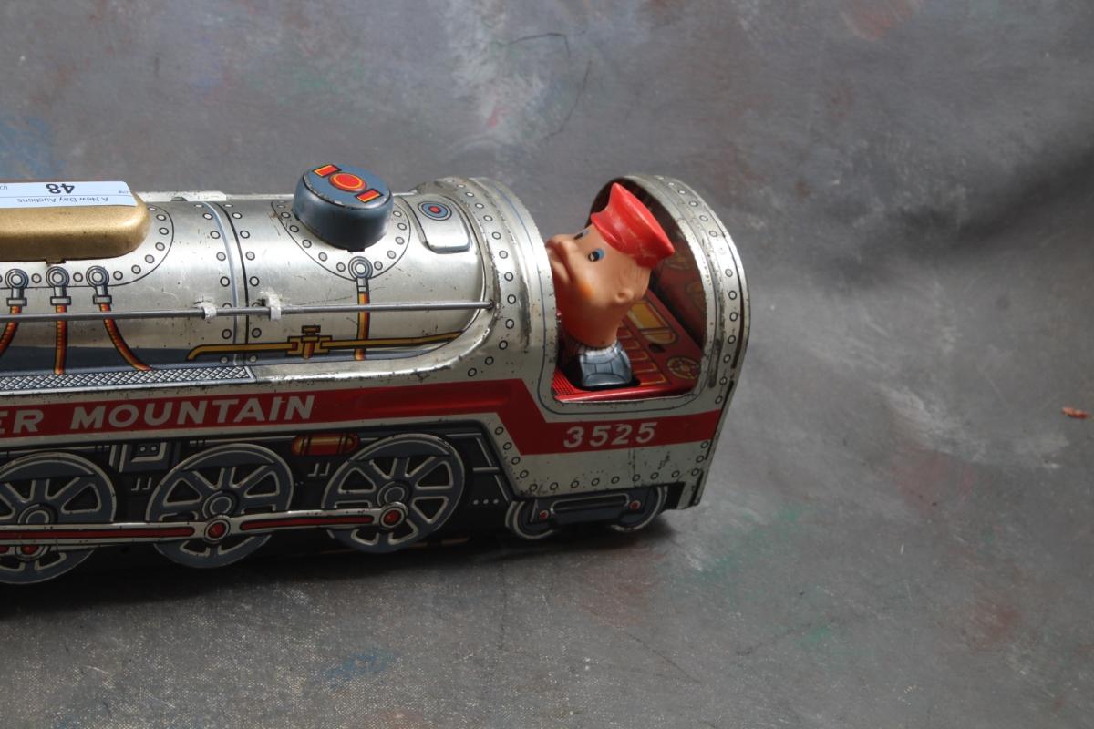 Modern Toys Japan Tin Litho Train Engine