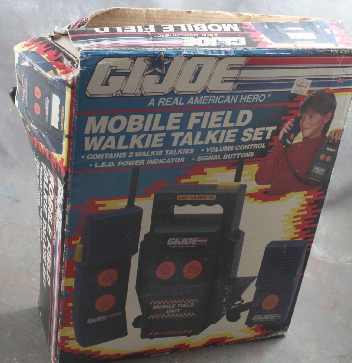 1991 GI Joe Walkie Talkie Set in Box