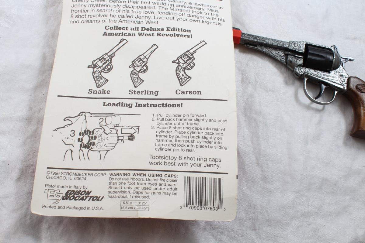 American West Jenny Cap Gun NIP & more