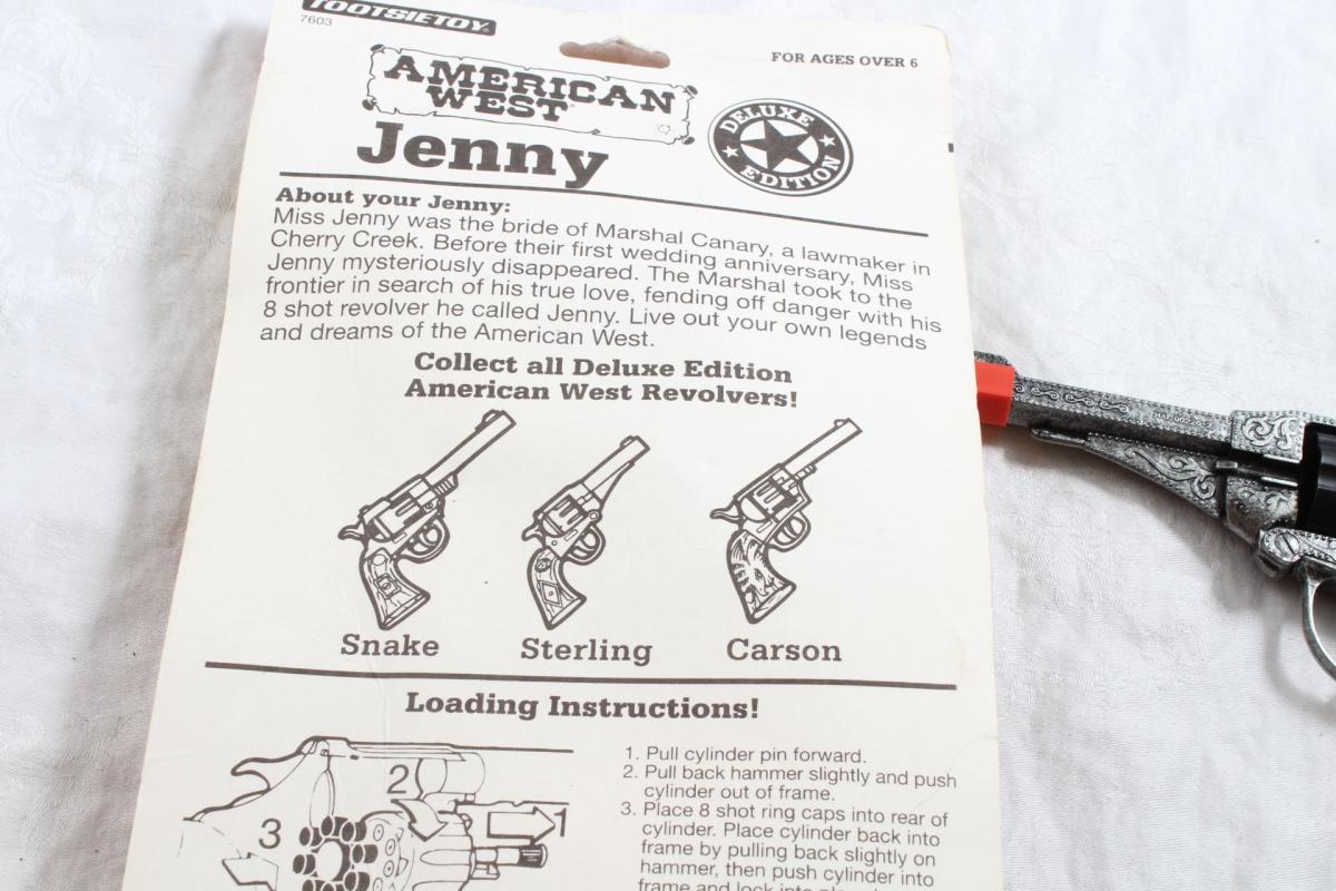 American West Jenny Cap Gun NIP & more