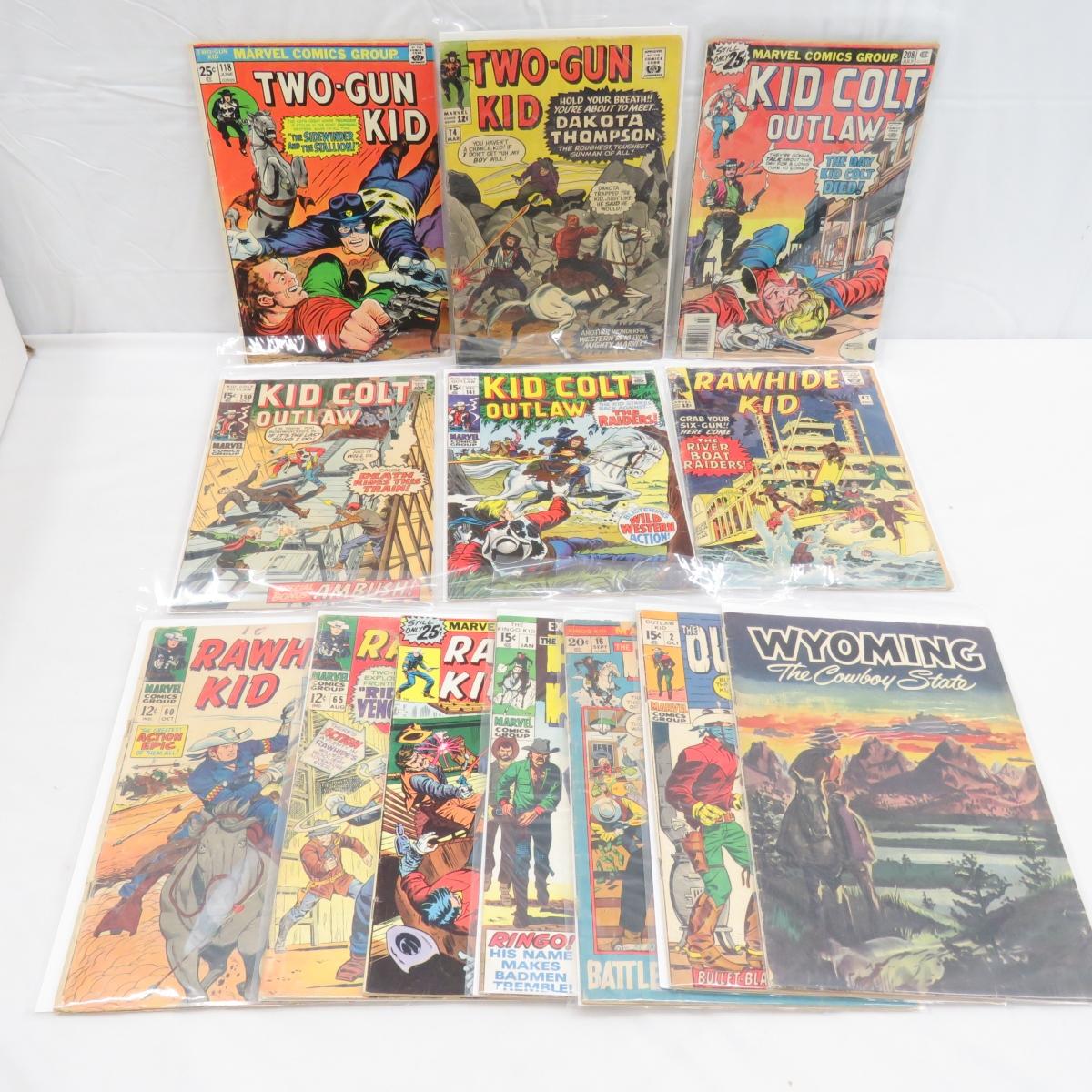 13 Western Marvel Comics Kid Colt, Two-Gun & More