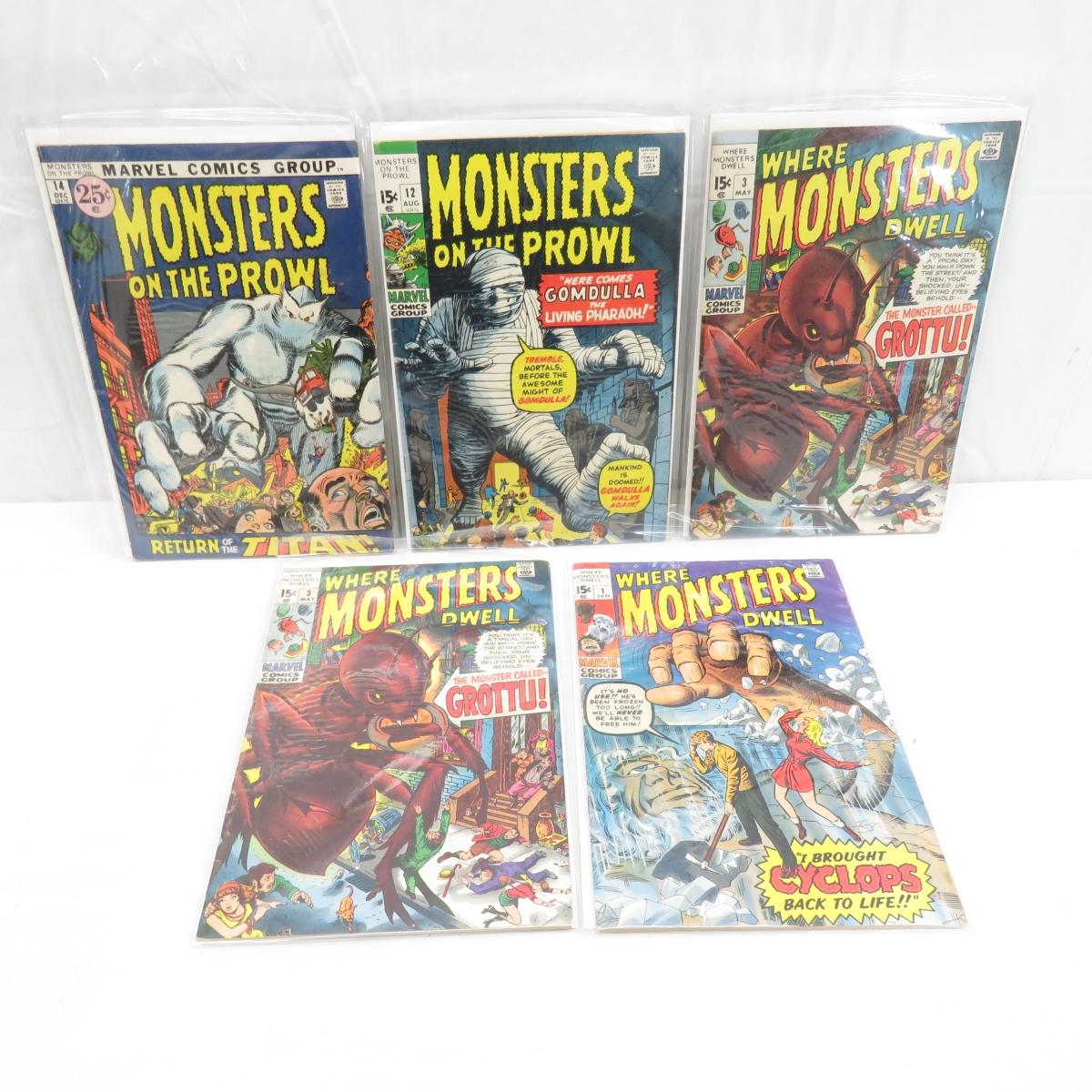 29 Marvel Horror/Creature/Monster Comics