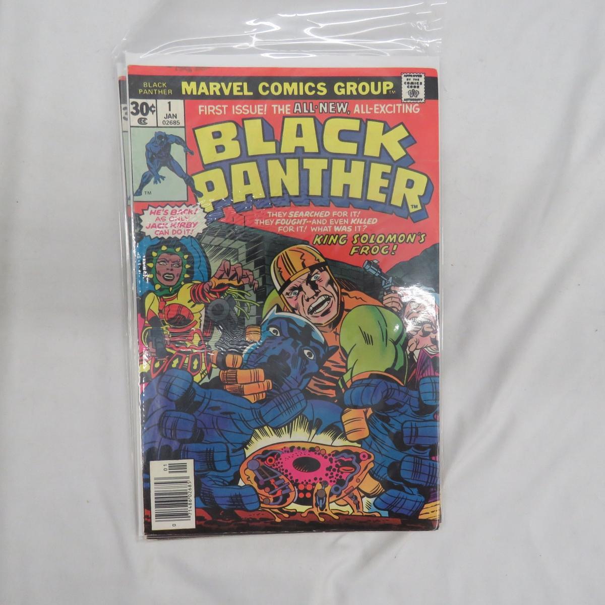 7 Bronze Age Marvel Black Panther Comics #1 x3