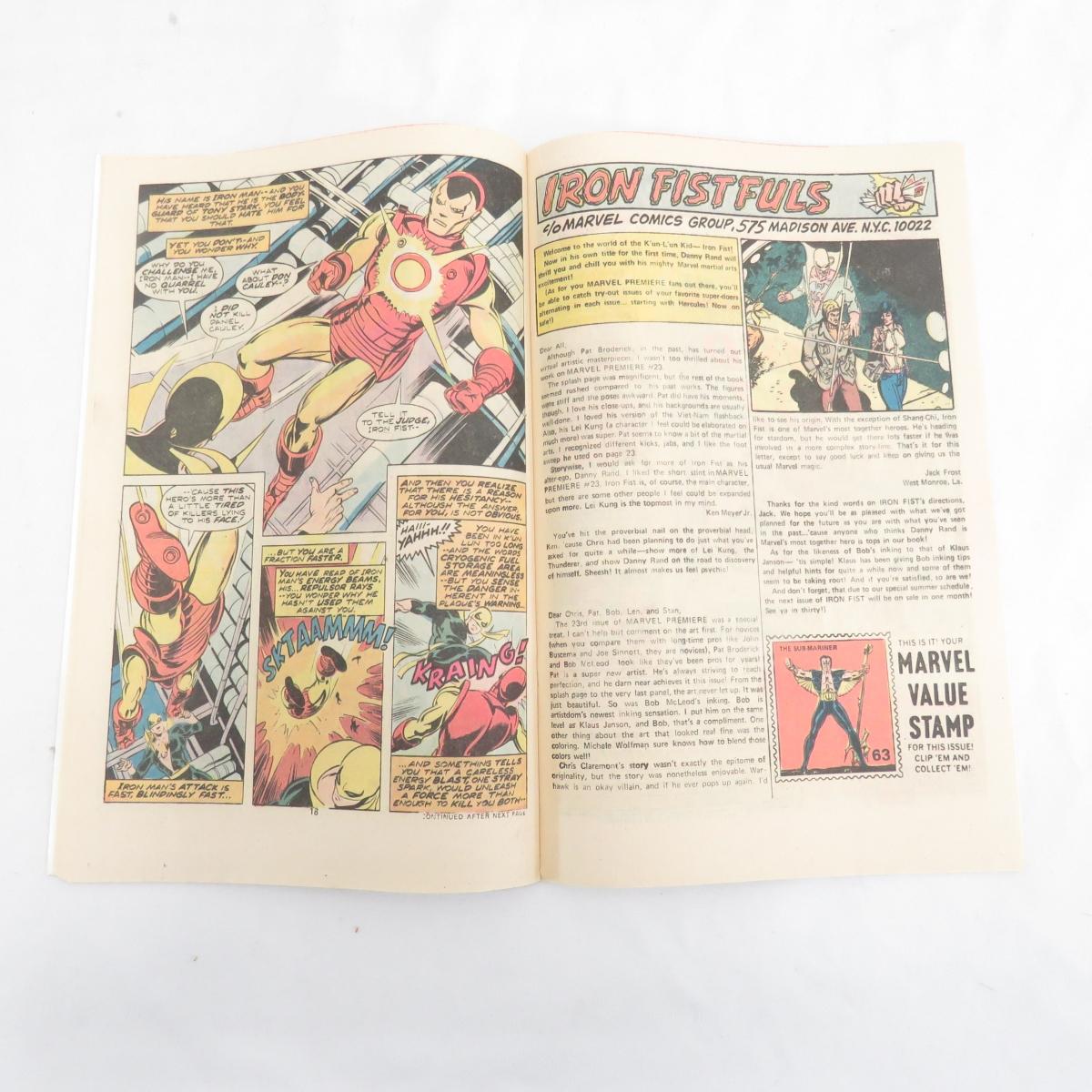 Marvel Comic 1975 Iron Fist #1