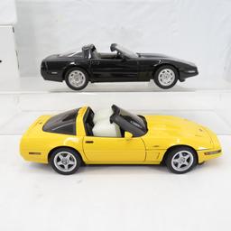 1995 & 1996 Danbury Mint Corvette Models 1:24