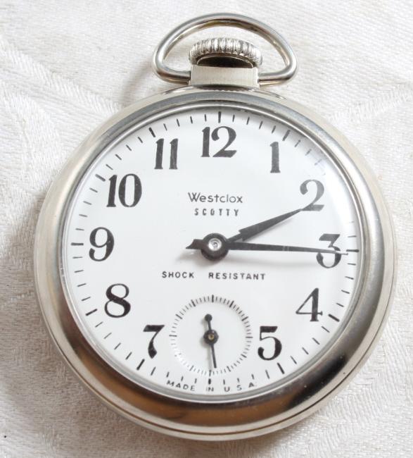 Westclox Scotty Pocket Watch Works