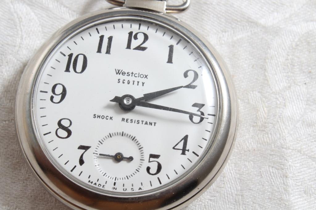 Westclox Scotty Pocket Watch Works