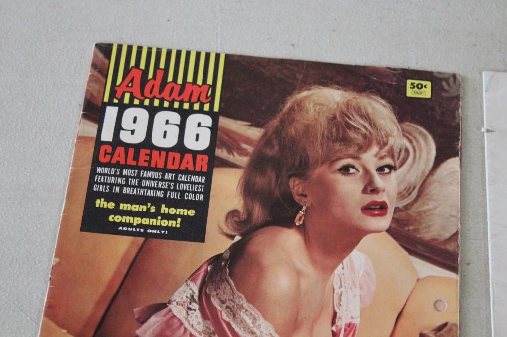 1966, 1968 &1969 Pinup Girl Adam Calendars