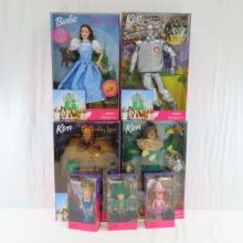 7 Barbie Wizard of Oz Dolls NIP