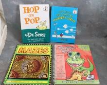 Vintage Dr. Seuss Books & childrens Activity Books