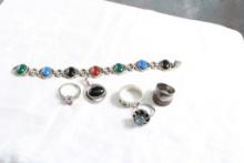 Sterling Silver Jewelry Collection All Marked
