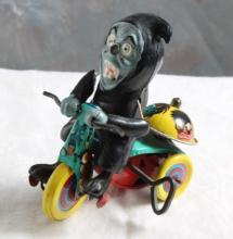 1960s Marx Nutty Mad Monster Trike Windup