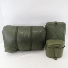 German ESB 42 Mess Kit, Bed Roll & Case