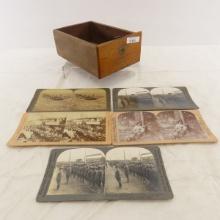 WWI Colored Infantry & Other Stereoview Cards
