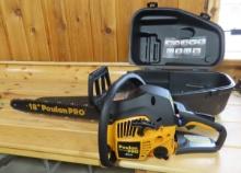 Poulan Pro PP4218AV chainsaw & case