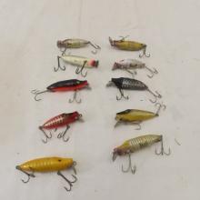 10 Heddon and other 2 hook Lures