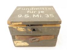 WWII German Wood Ammo Box