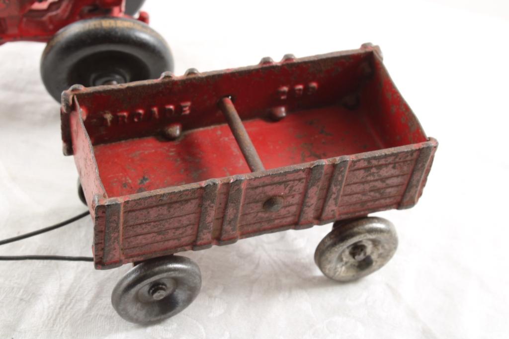Arcade Cast Iron Wagon & Tractor