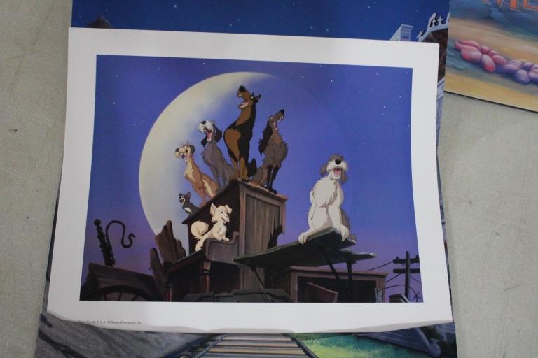 Disney Lithographs and Prints Lot