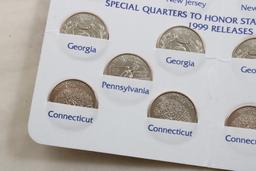 50 & 20 Commemorative Quarters 1999-2008 & 1999