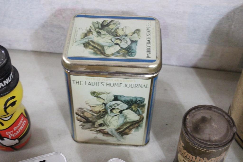 Advertising Tins, Banks, Tray, Can, Jar, Cup