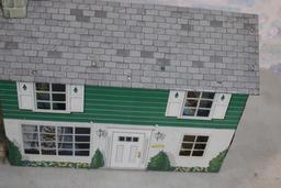 Marx Metal Dollhouse with Garage