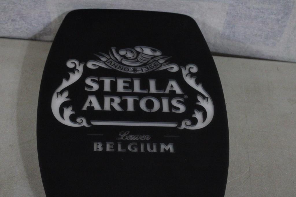 30" Stella Artois Beer Lighted Sign Working