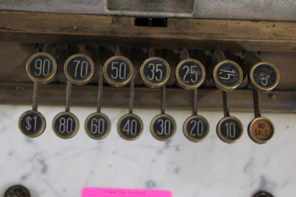 Antique Brass National Cash Register Model #130