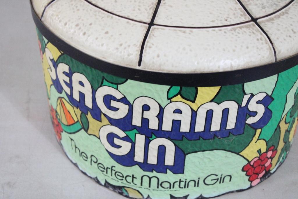Seagram's Gin Advertising Bar Light Works