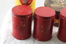 Dill's Best Tobacco Tin & 4 Other Tins