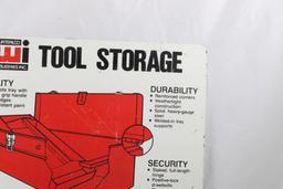 Store Display Flange Sign WI Tool Storage