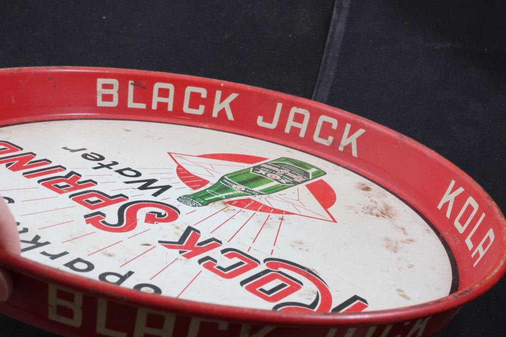 Coor's Beer Tray & Rock Spring Water Soda Tray