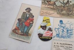 22 Black Americana Victorian Trade Cards