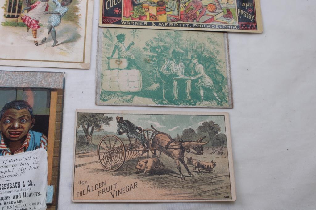 22 Black Americana Victorian Trade Cards