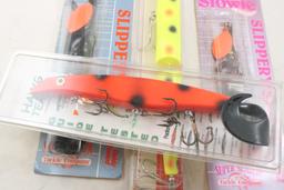 4 New Large Fishing Lures Creek Chub Jointed Pikey