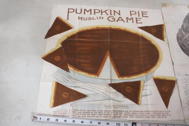 Pumpkin Pie & Donkey Party Muslin Games