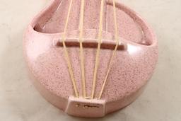 Red Wing Violin Pink Planter 14" Long