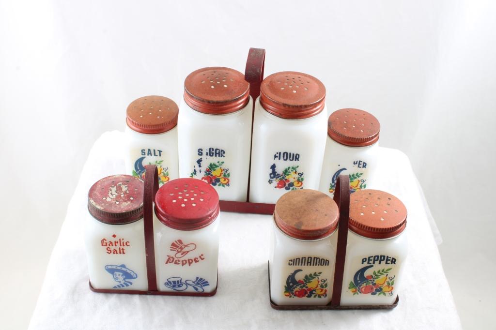 3 McKee Cornucopia Shaker Sets