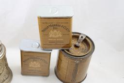 3 Tobacco Tins, 2 Stein Table Lighters Japan