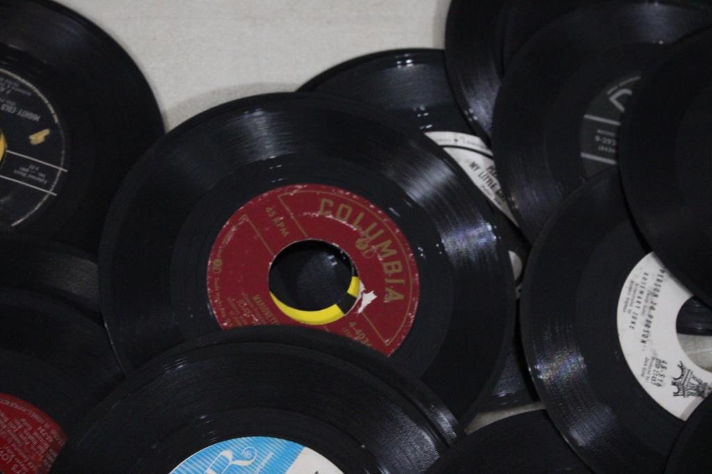 100+ 45rpm Records Variety of Genres