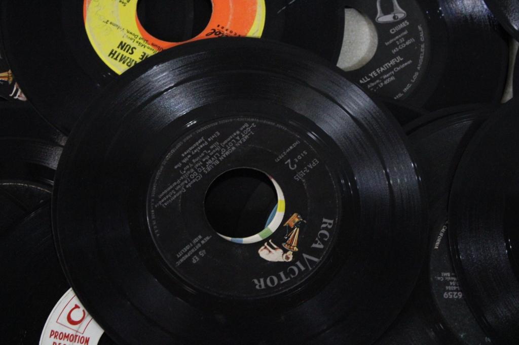 100+ 45rpm Records Variety of Genres