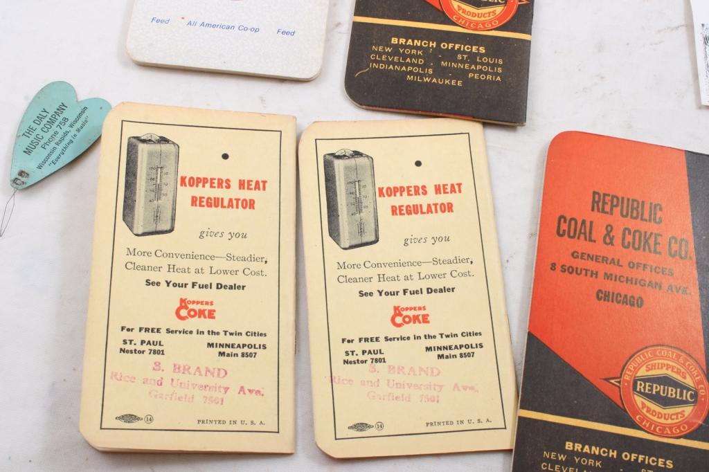 1940's+ Memo Pads, Needle Threader, Minerals