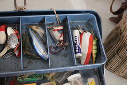 Fishing Creel, Tackle Box, Tackle & Lures