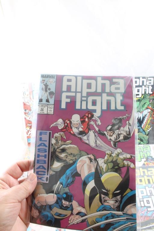 25 MARVEL Alpha Flight Comic Books