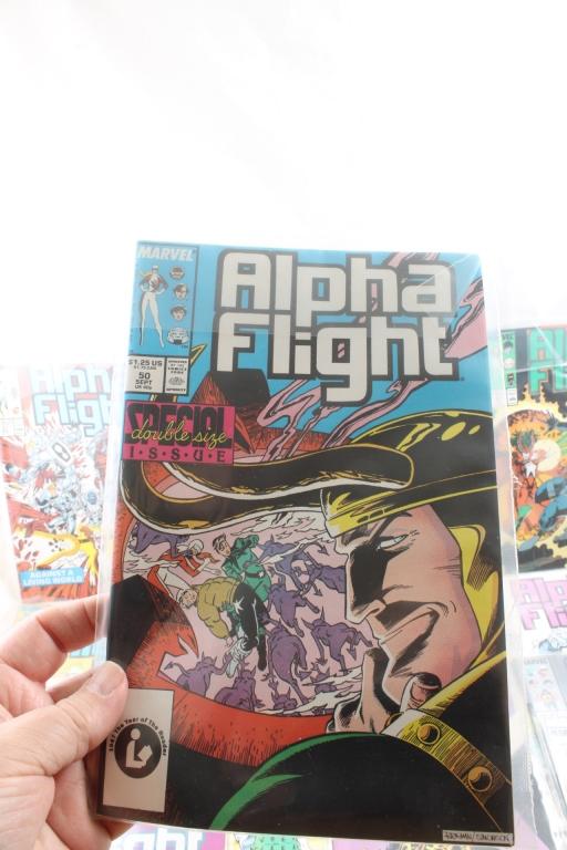 25 MARVEL Alpha Flight Comic Books