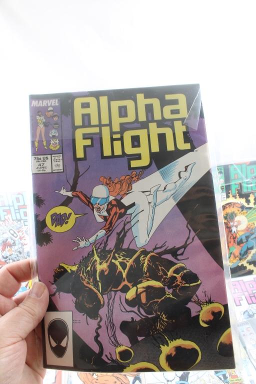 25 MARVEL Alpha Flight Comic Books